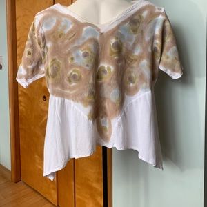 Oh My Gauze! One-of-a-kind hand painted top